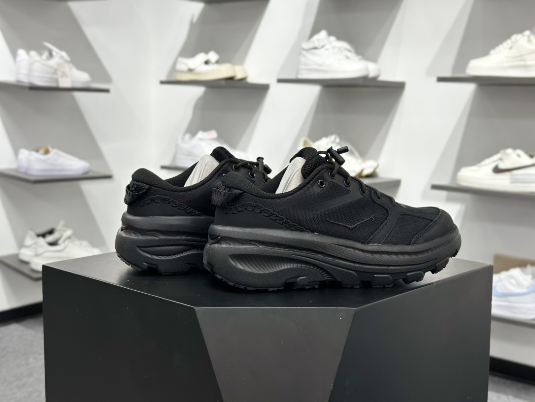 180 HOKA ONEU BONDI B3LS 舒适防滑耐磨低帮休闲跑步鞋 1155351-BBNB