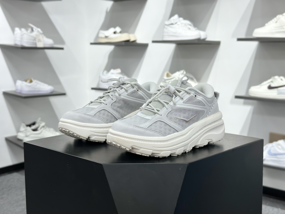180 HOKA ONEU BONDI B3LS 舒适防滑耐磨低帮休闲跑步鞋 1155351W-050