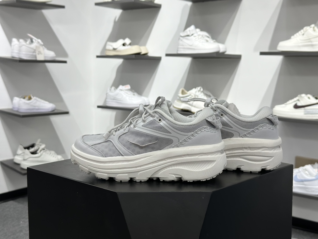 180 HOKA ONEU BONDI B3LS 舒适防滑耐磨低帮休闲跑步鞋 1155351W-050