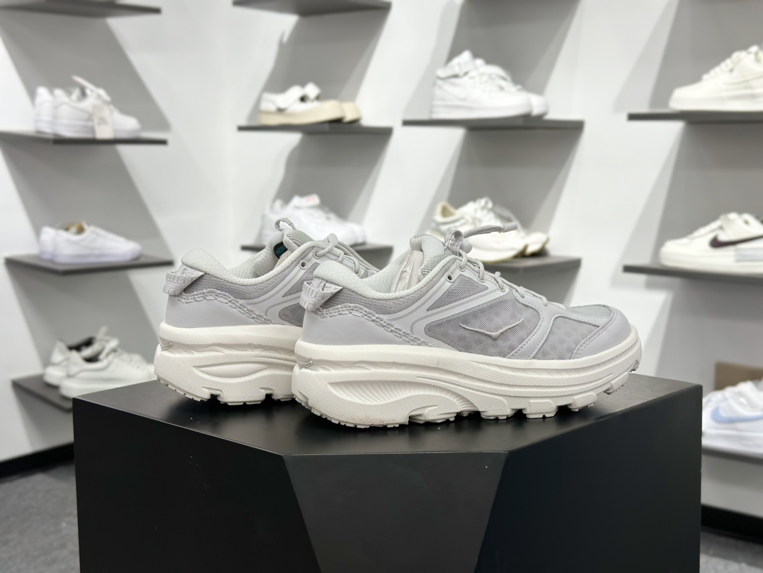180 HOKA ONEU BONDI B3LS 舒适防滑耐磨低帮休闲跑步鞋 1155351W-050