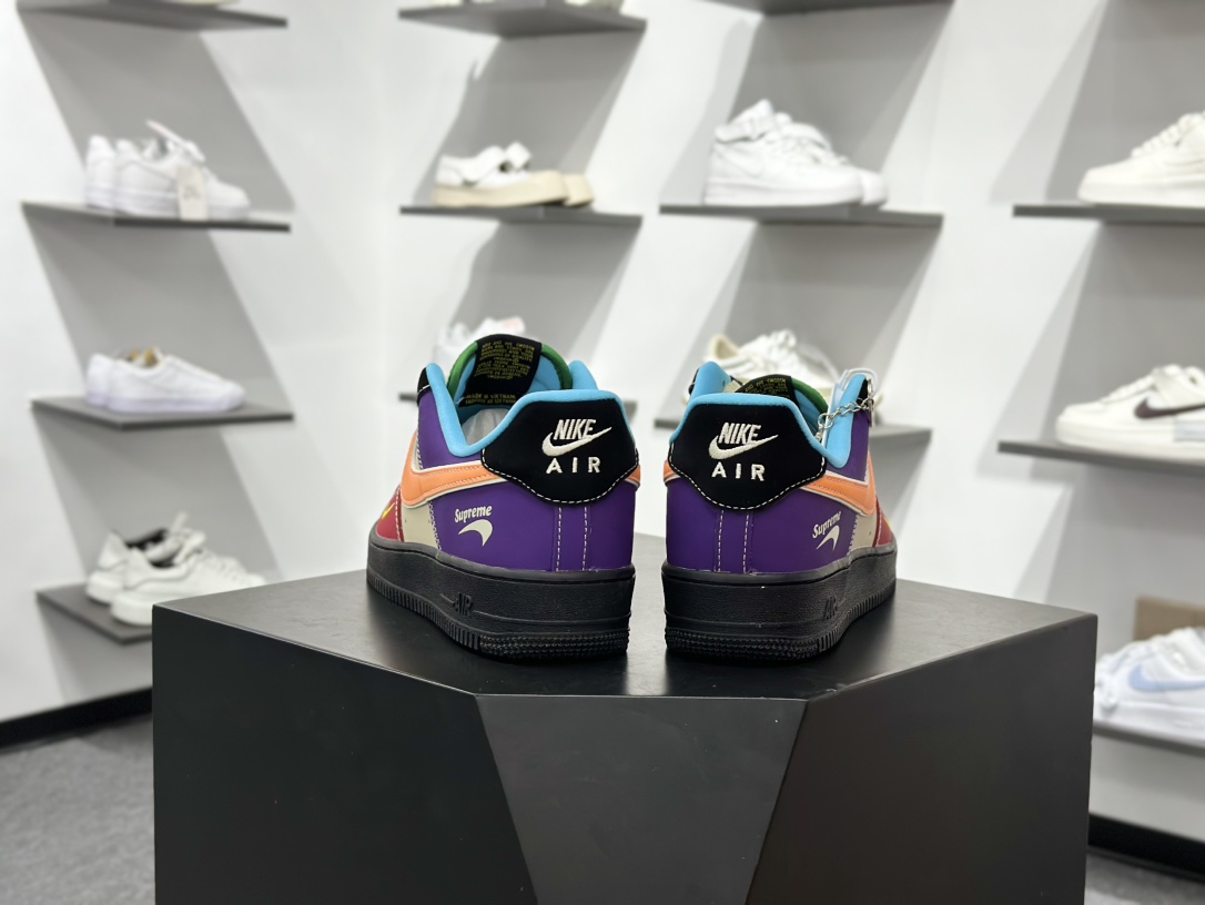 260 Nike Air Force 1‘07 Low Supreme联名 红黄紫 空军一号低帮休闲板鞋 KB1688-004-Chinese UA Cheap High Quatity Brand Clothes Bags handbags Sneakers wholesale wholesaler seller from China Factory suppliers Fashion Clothing Shoes best Quality Beautiful Price 260 Nike Air Force 1‘07 Low Supreme联名 红黄紫 空军一号低帮休闲板鞋 KB1688-004