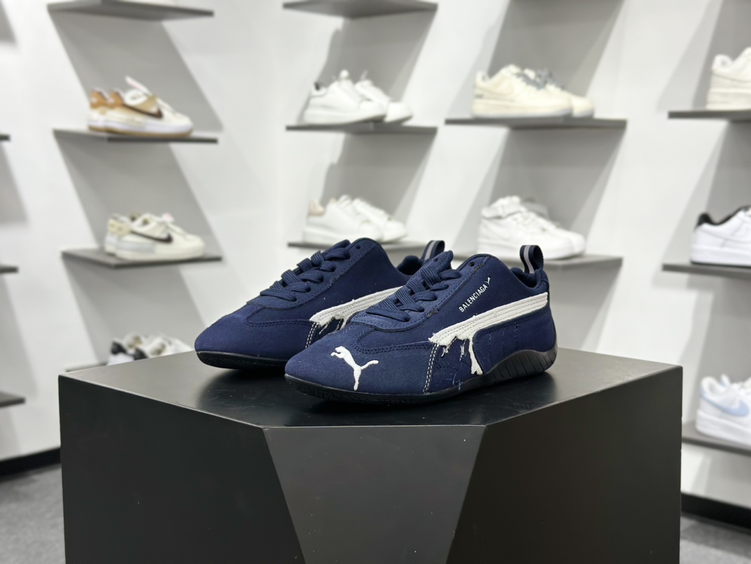200 巴黎世家联名款The Open Product x Puma Speedcat 极速赛车系列彪马低帮生活休闲鞋