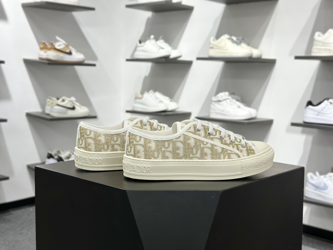 280 迪奥/Dior Walk'n'Dior Low 沃克系列低帮百搭增高休闲运动厚底板鞋