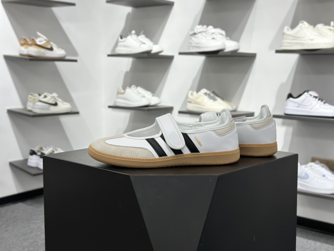 阿迪达斯/三叶草Adidas Originals OG Jane 桑巴舞百搭低帮休闲运动板鞋
