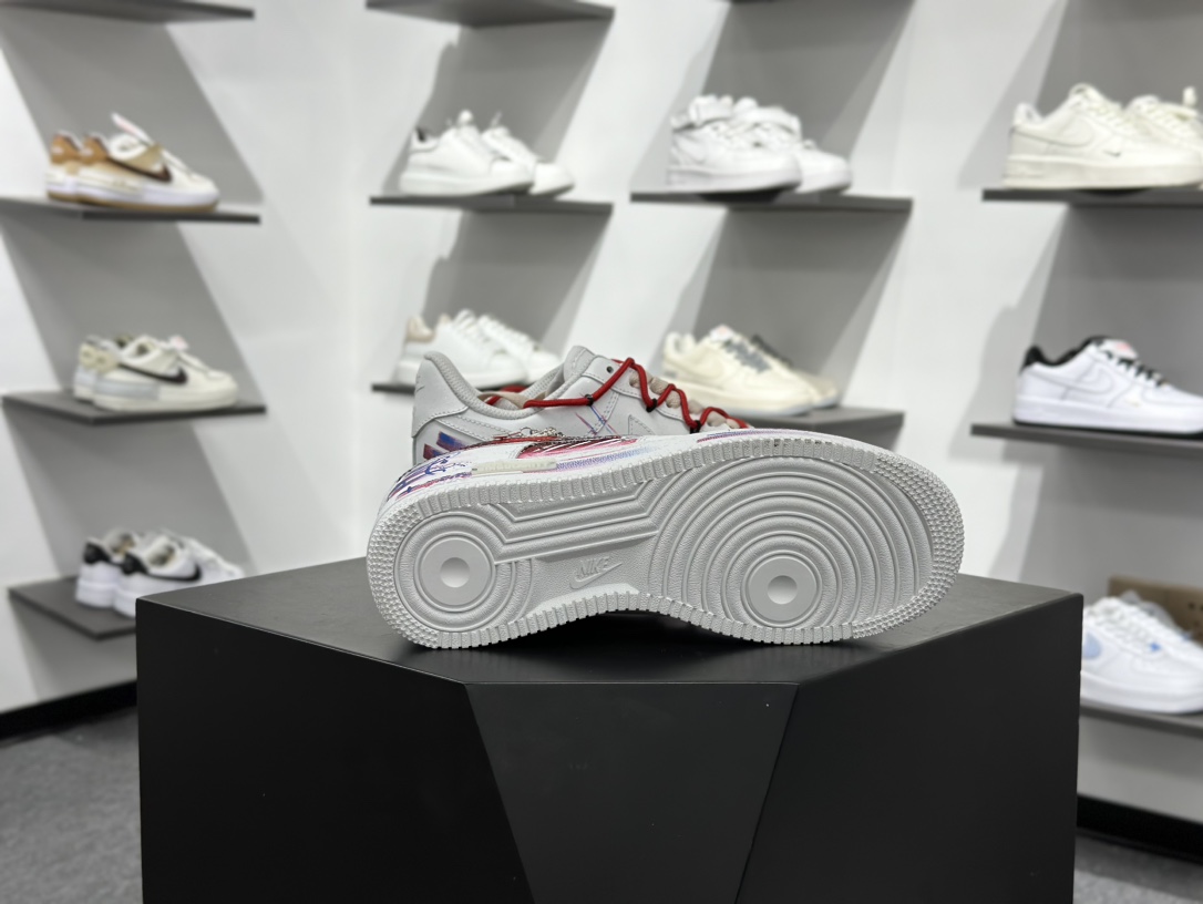 Air Force 1 '07 Low 双子座解构 十二星座手绘涂鸦系列 空军一号定制板鞋 521-621
