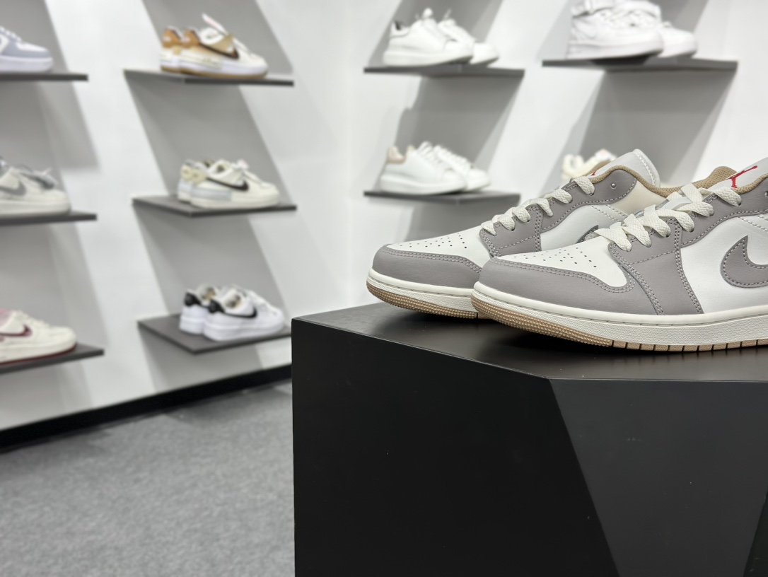Air Jordan AJ1 Low 低帮 米灰 553558-169