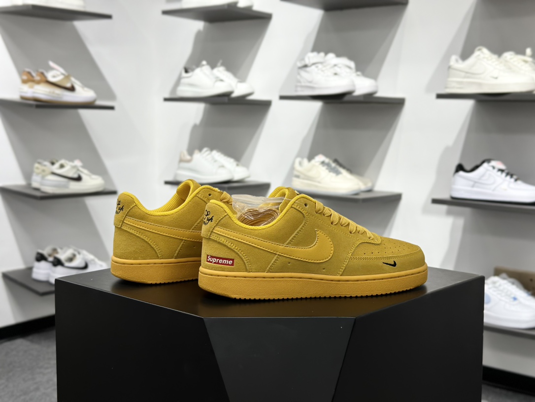 NIKE COURT VISION LO联名 低帮百搭 透气休闲运动板鞋 FD5188-115