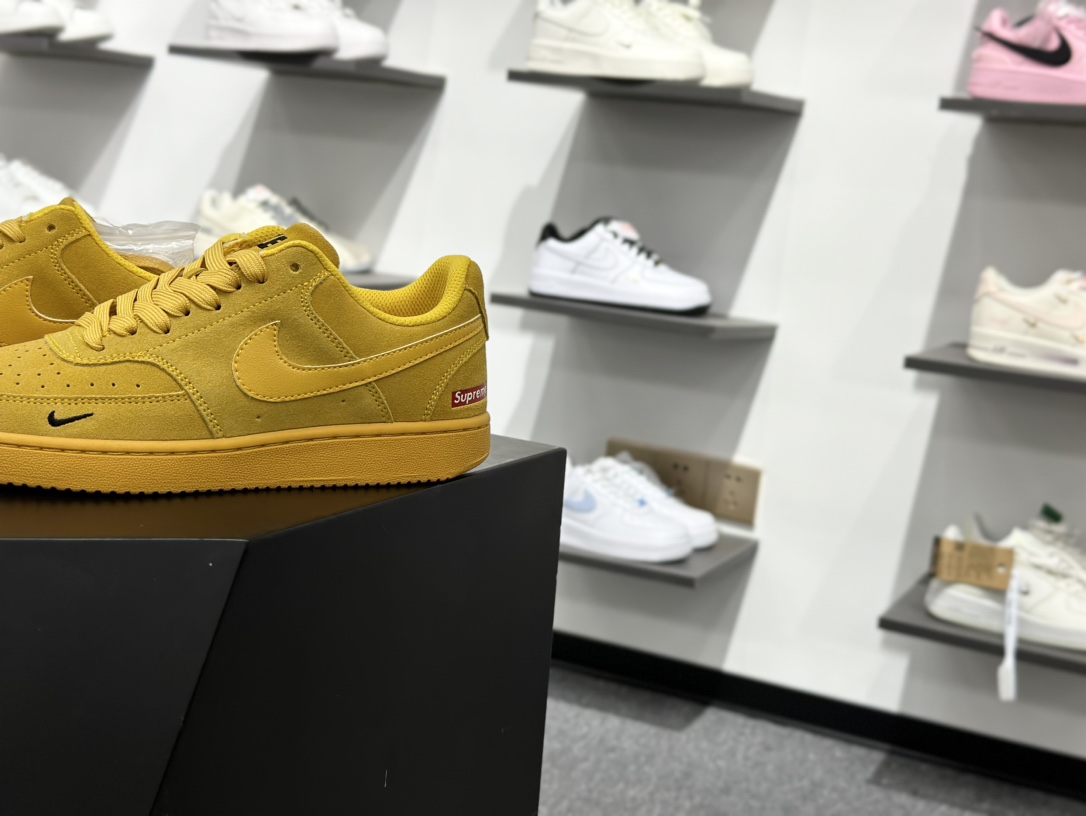 NIKE COURT VISION LO联名 低帮百搭 透气休闲运动板鞋 FD5188-115