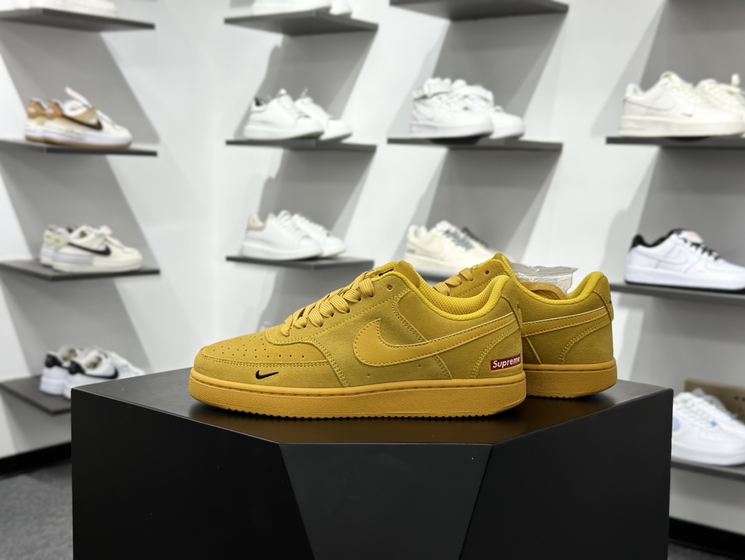 NIKE COURT VISION LO联名 低帮百搭 透气休闲运动板鞋 FD5188-115