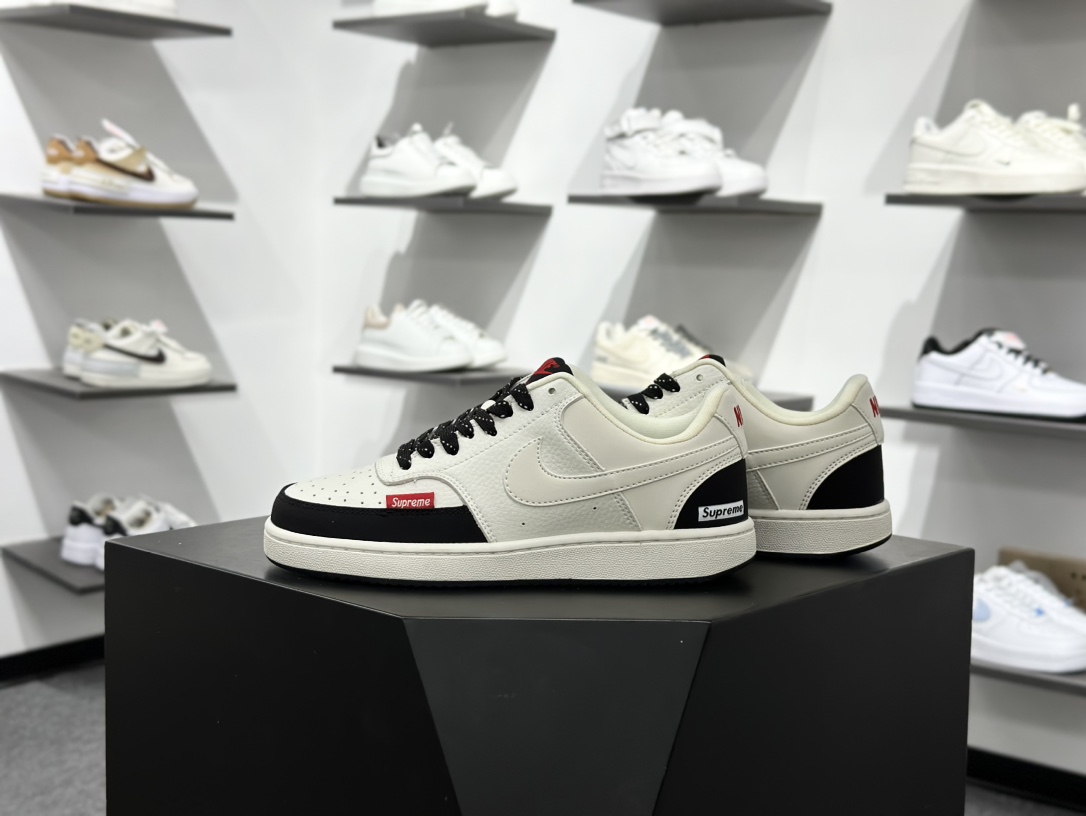 NIKE COURT VISION LO联名 低帮百搭 透气休闲运动板鞋 FD5188-127