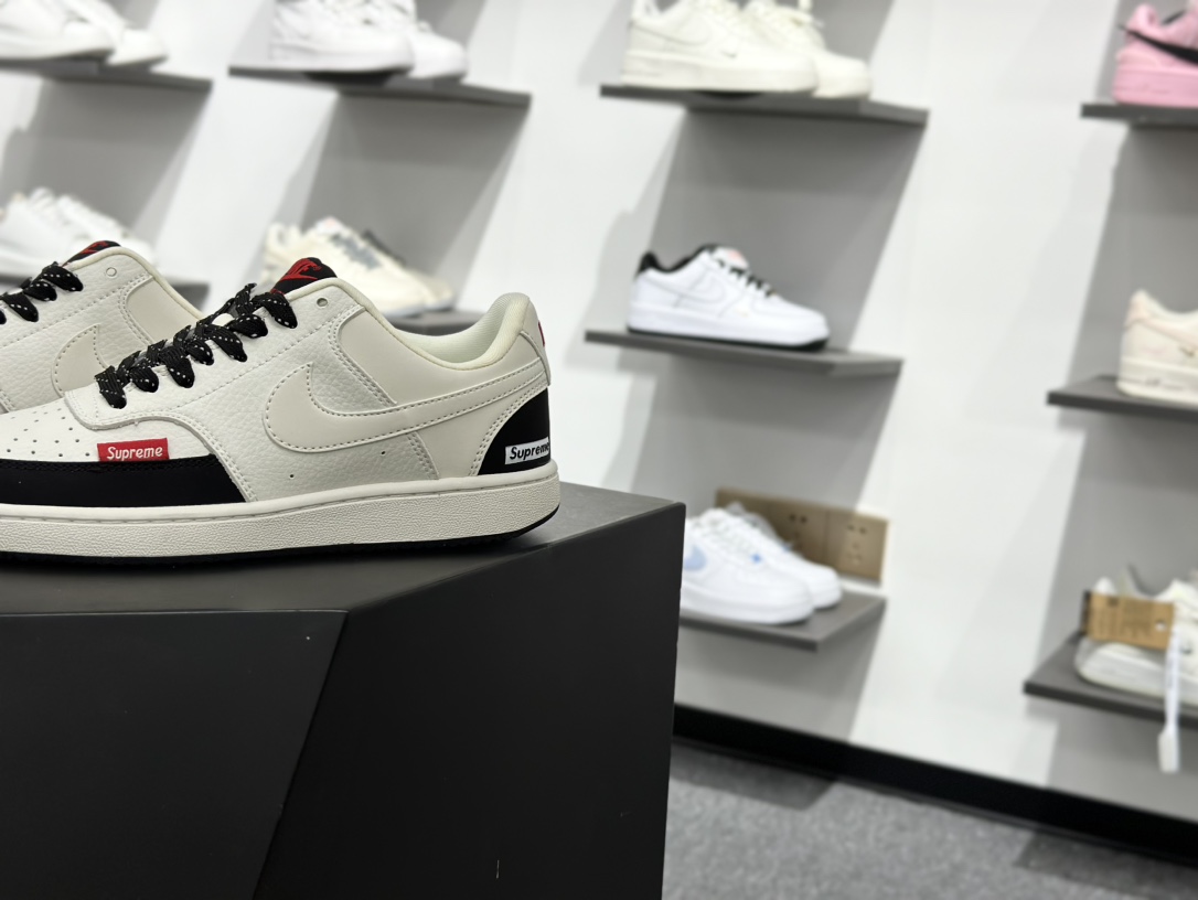 NIKE COURT VISION LO联名 低帮百搭 透气休闲运动板鞋 FD5188-127