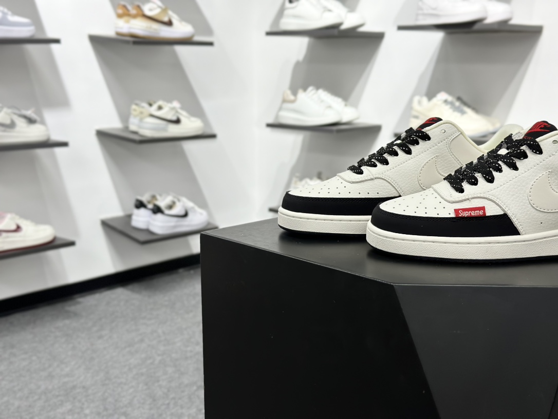 NIKE COURT VISION LO联名 低帮百搭 透气休闲运动板鞋 FD5188-127