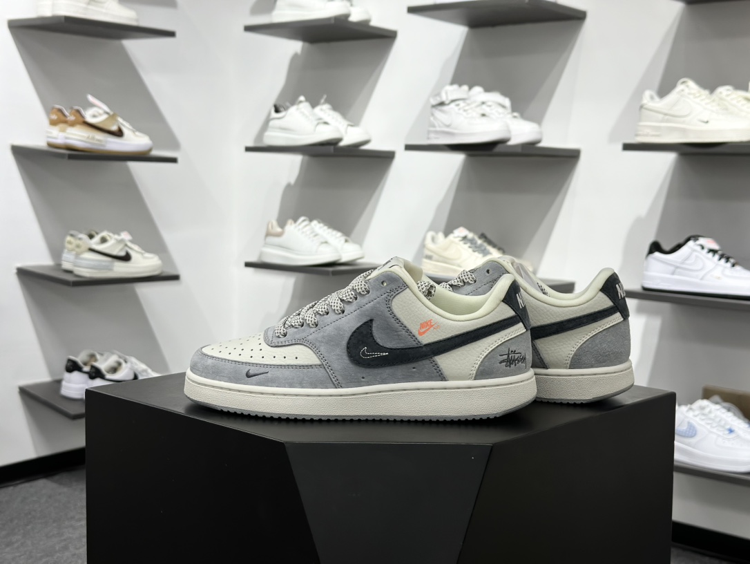 200 NIKE COURT VISION LO联名 低帮百搭 透气休闲运动板鞋 FD5188-117