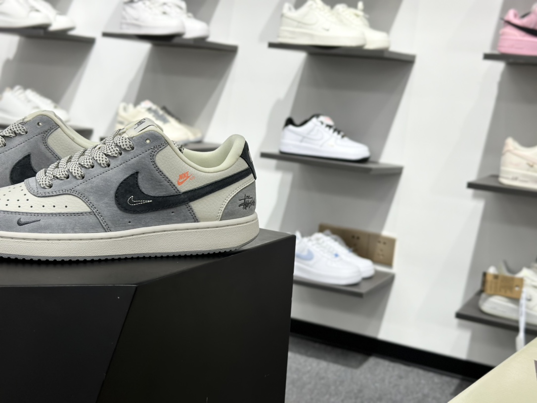 200 NIKE COURT VISION LO联名 低帮百搭 透气休闲运动板鞋 FD5188-117