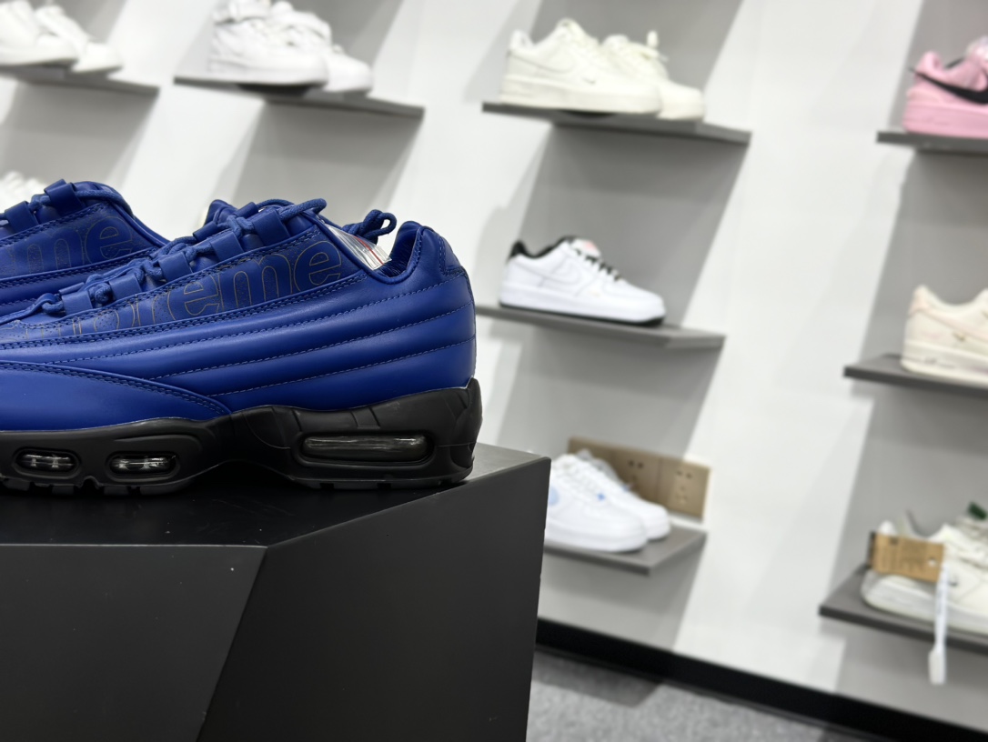 纯原 Supreme x NK Air Max 95 LUX 联名款 气垫跑鞋 CI0999-400