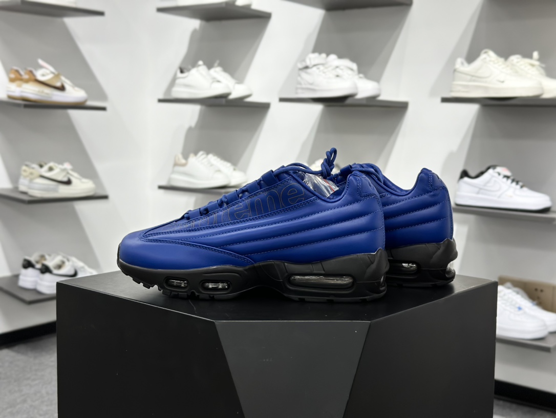纯原 Supreme x NK Air Max 95 LUX 联名款 气垫跑鞋 CI0999-400