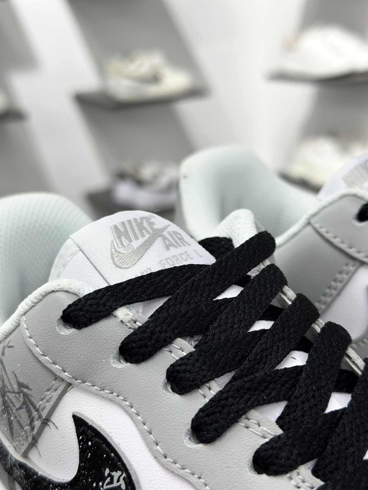 Nike Air Force 1 Low 07 ”White/Grey” 灰白 中国风 竹叶 FD9763-101