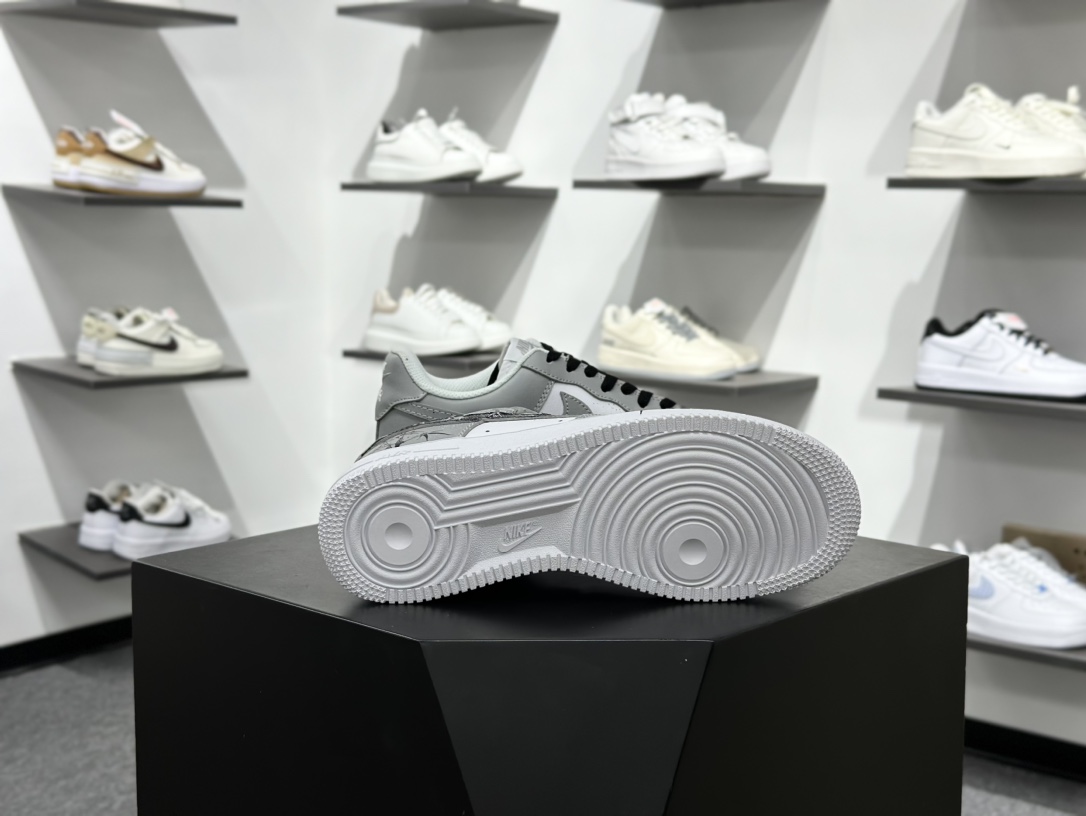 Nike Air Force 1 Low 07 ”White/Grey” 灰白 中国风 竹叶 FD9763-101