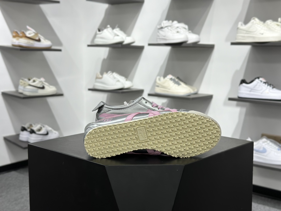 160 鬼塚虎/Onitsuka Tiger Mexico 66经典墨西哥系列低帮复古皮革慢跑鞋 THL7C2-9399