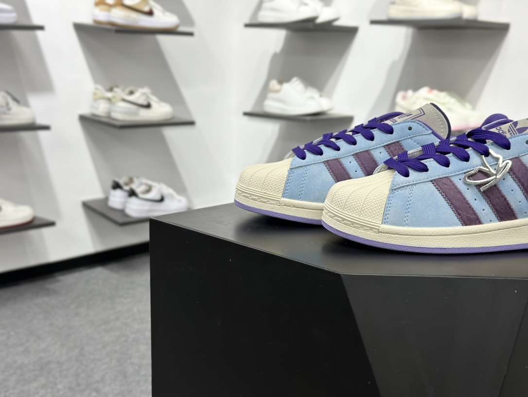 AD Originals Superstar 2 贝壳头 浅蓝紫 KI3533-Top High Quatity Cheap Sneakers Fashion Clothing Clothes Bags handbags Shoes of all Brand wholesale With The best Quality And Beautiful Price from China Factory Chinese suppliers wholesaler seller AD Originals Superstar 2 贝壳头 浅蓝紫 KI3533
