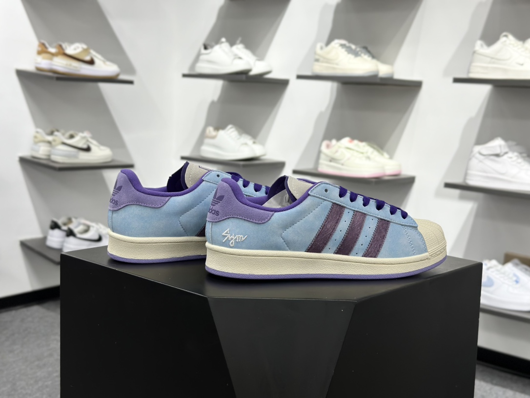 AD Originals Superstar 2 贝壳头 浅蓝紫 KI3533-Top High Quatity Cheap Sneakers Fashion Clothing Clothes Bags handbags Shoes of all Brand wholesale With The best Quality And Beautiful Price from China Factory Chinese suppliers wholesaler seller AD Originals Superstar 2 贝壳头 浅蓝紫 KI3533