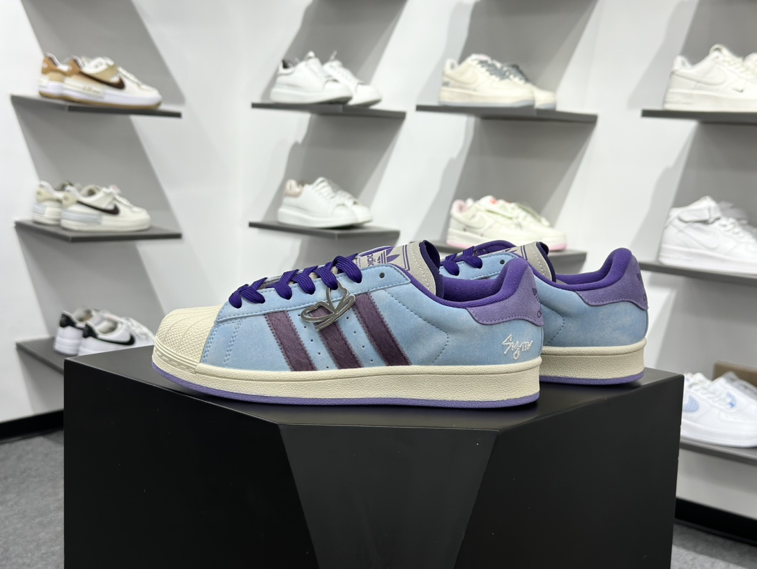 AD Originals Superstar 2 贝壳头 浅蓝紫 KI3533-Top High Quatity Cheap Sneakers Fashion Clothing Clothes Bags handbags Shoes of all Brand wholesale With The best Quality And Beautiful Price from China Factory Chinese suppliers wholesaler seller AD Originals Superstar 2 贝壳头 浅蓝紫 KI3533