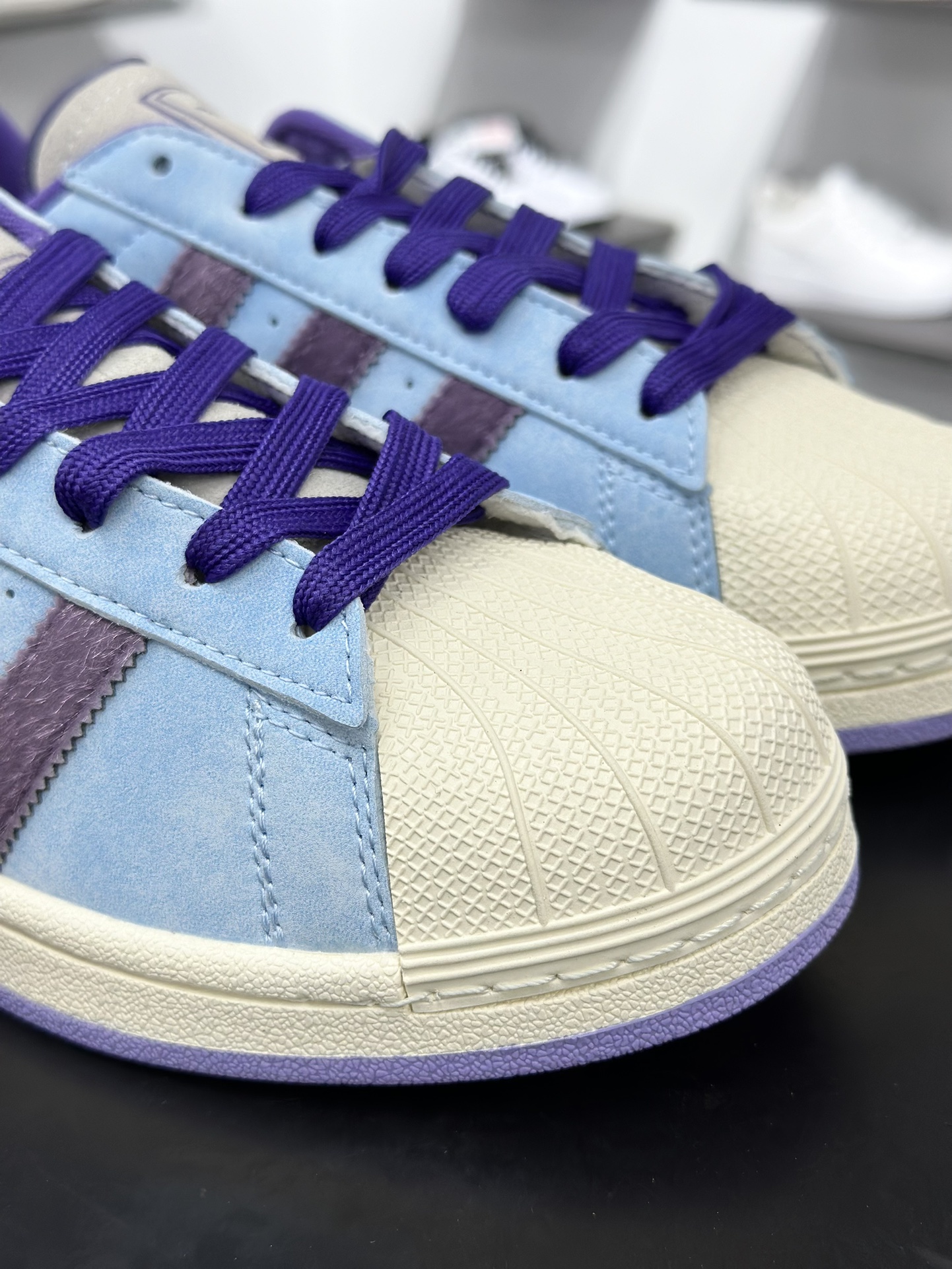 AD Originals Superstar 2 贝壳头 浅蓝紫 KI3533-Top High Quatity Cheap Sneakers Fashion Clothing Clothes Bags handbags Shoes of all Brand wholesale With The best Quality And Beautiful Price from China Factory Chinese suppliers wholesaler seller AD Originals Superstar 2 贝壳头 浅蓝紫 KI3533