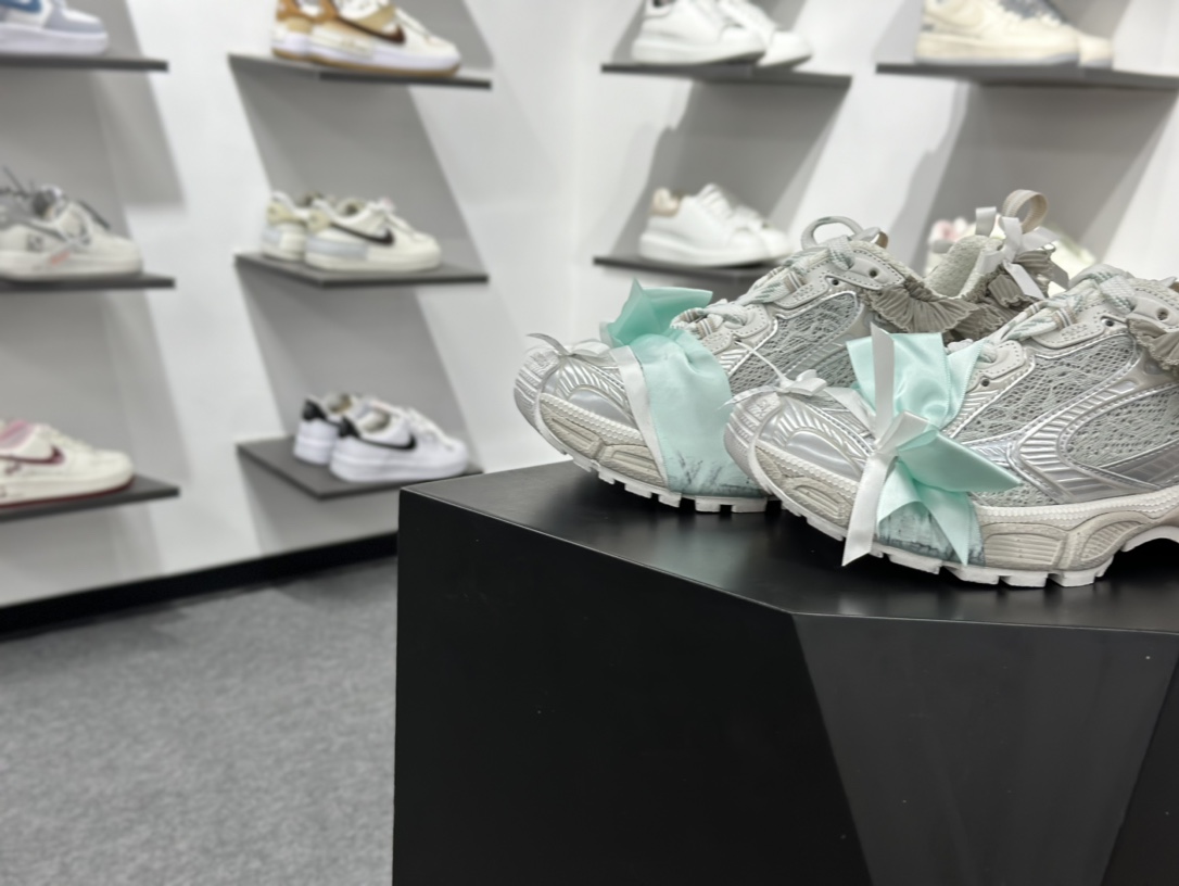 460 Balenciaga 3XL Denim 官方同步 巴黎世家十代 新款蕾丝白银绿 潮流跑鞋 832994 WTSAX 0210