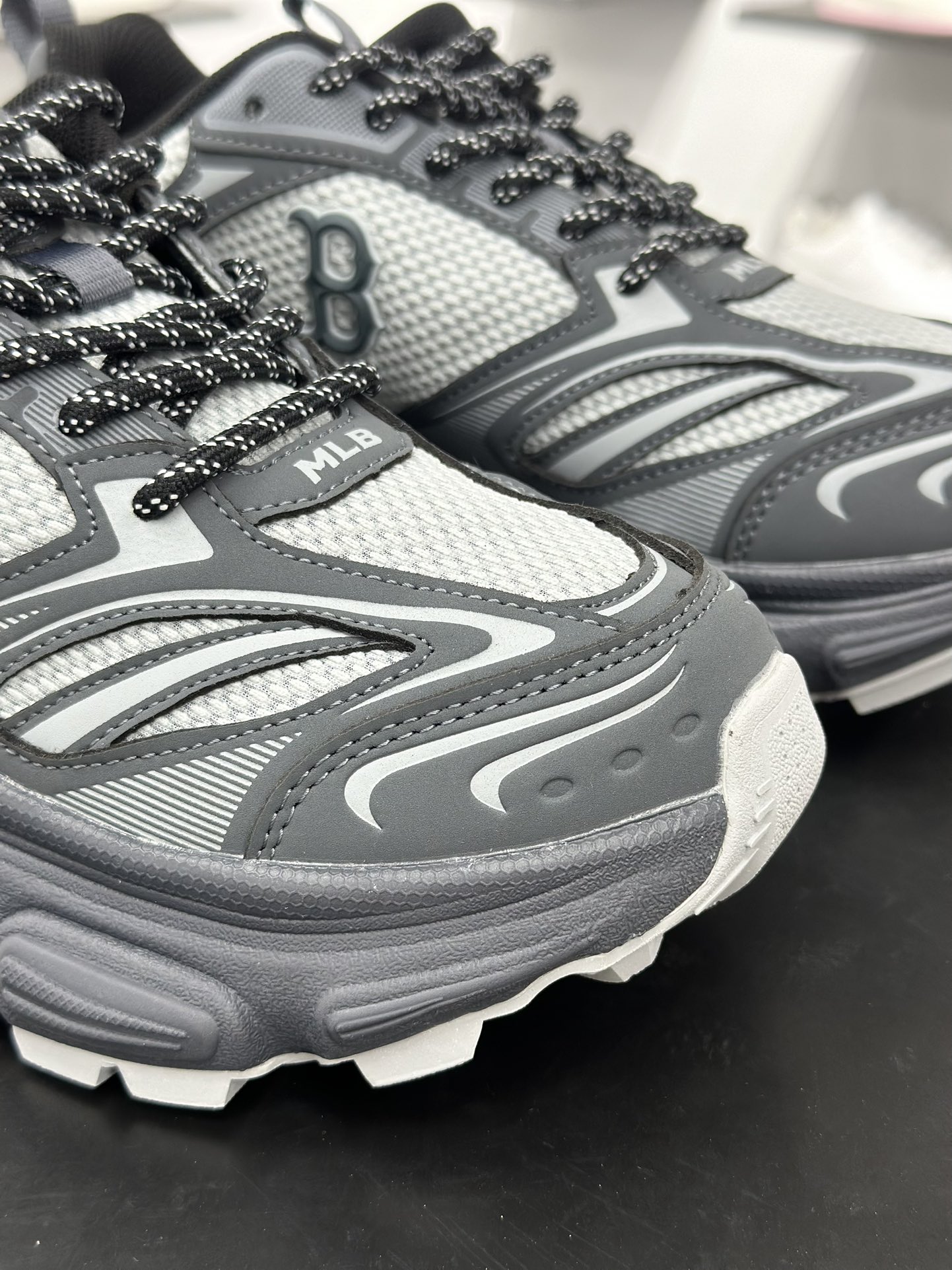 200 MLB Winner Chunky 百搭舒适休闲潮流运动厚底增高防滑耐磨 低帮 老爹鞋 3ASHW015N（GP007）