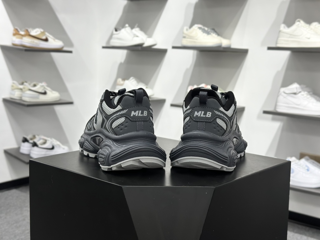 200 MLB Winner Chunky 百搭舒适休闲潮流运动厚底增高防滑耐磨 低帮 老爹鞋 3ASHW015N（GP007）