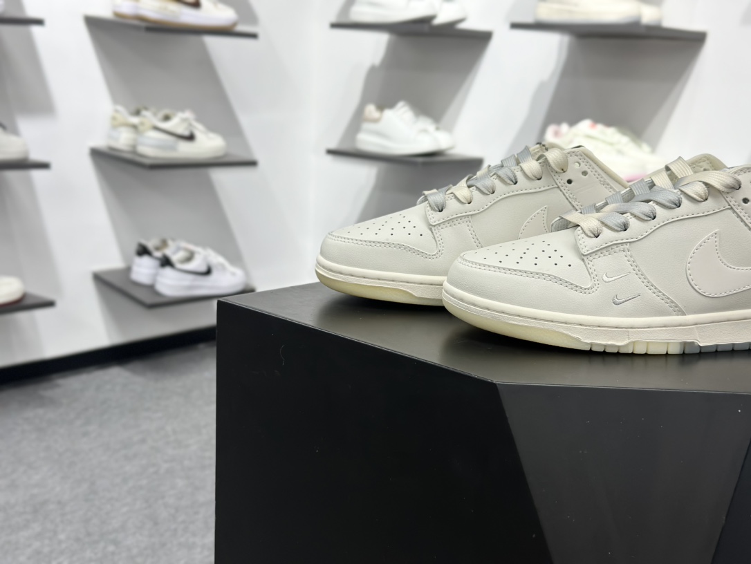 NK Dunk Low Retro ”DIY高端定制” LV米白灰小双钩 低帮休闲运动板鞋 XX3168-190