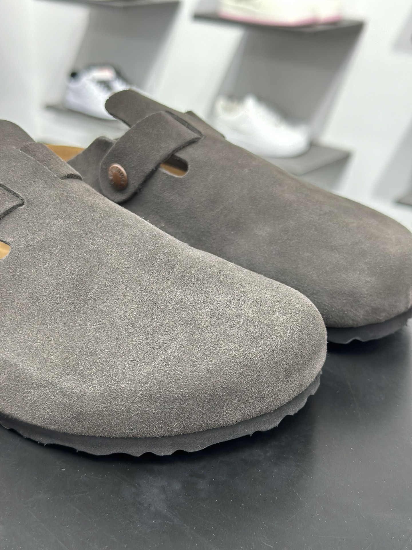 180 勃肯birkenstock经典半拖款9色 优质牛皮翻毛皮 木糠木屑贴合真皮垫脚大底