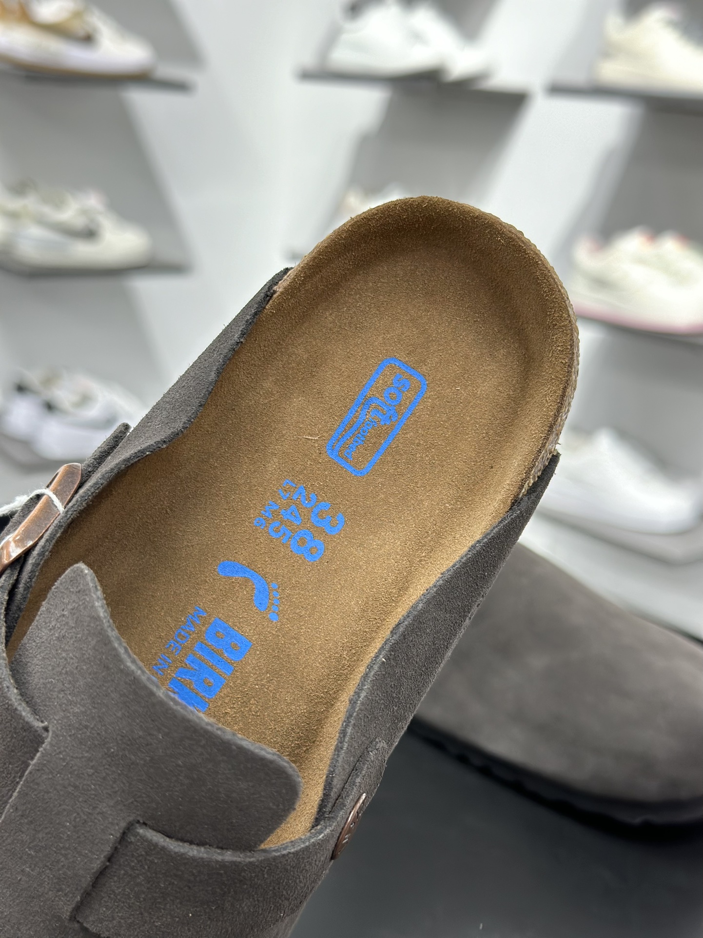 180 勃肯birkenstock经典半拖款9色 优质牛皮翻毛皮 木糠木屑贴合真皮垫脚大底