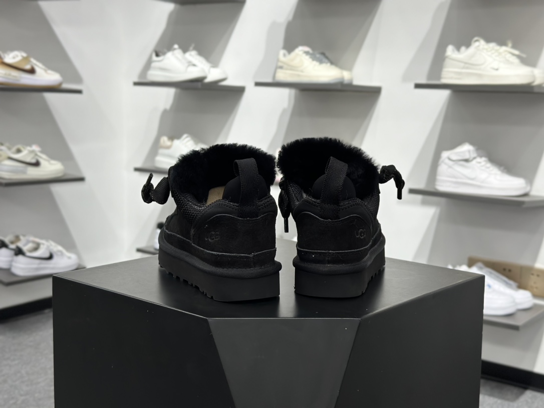 320 UGG 原价4xx 低帮梅尔休闲鞋栗色 黑色 沙色三色