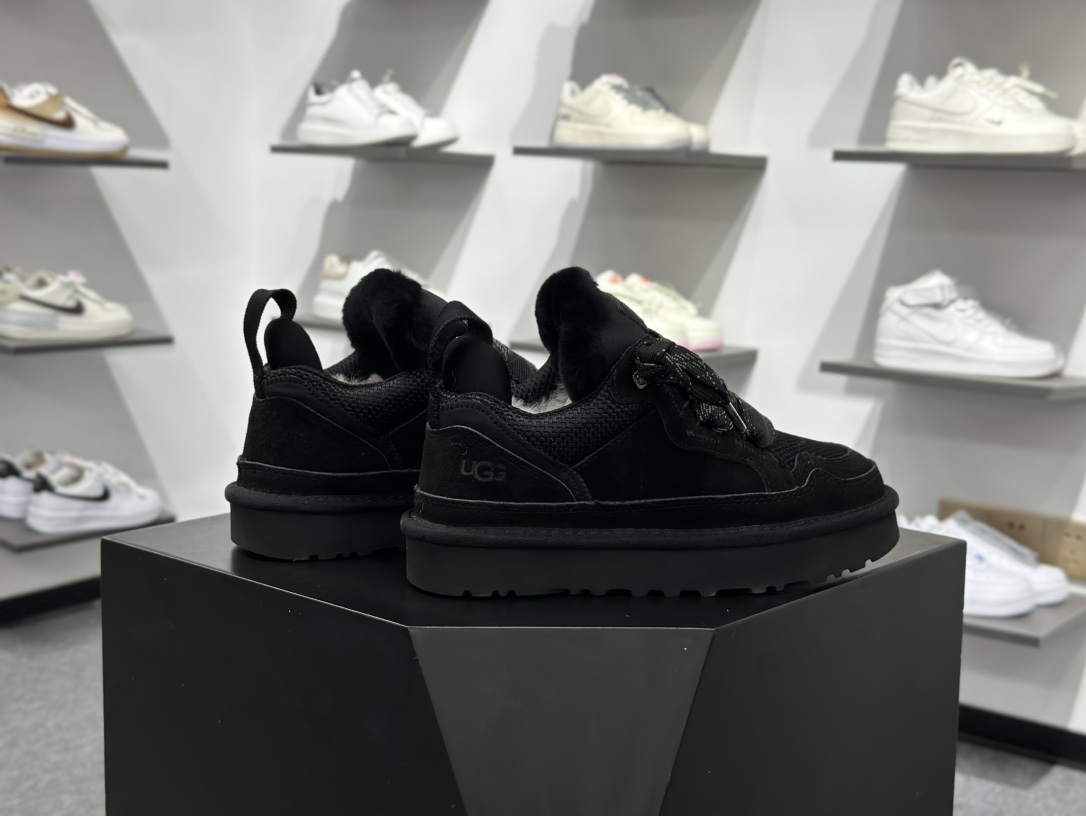 320 UGG 原价4xx 低帮梅尔休闲鞋栗色 黑色 沙色三色