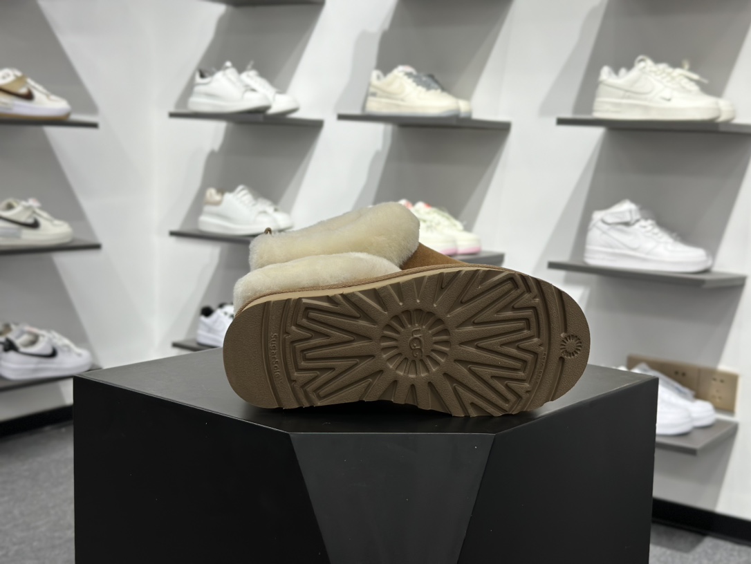 260 UGG W I-Nita Platfo 妮塔厚底款系列经典松糕锯齿底休闲百搭增高便鞋