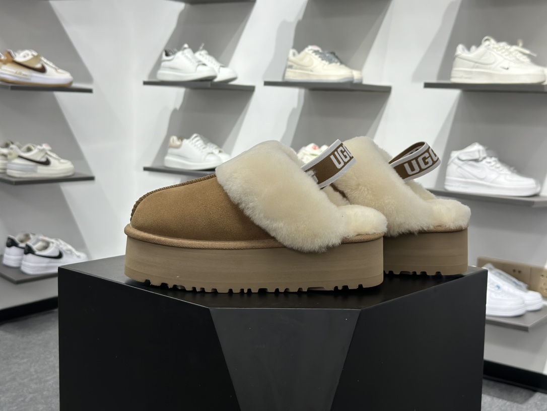 250 星拖 厚底5cm羊毛拖鞋（星拖plus版）包头款舒适 可居家 可外穿羊毛拖鞋