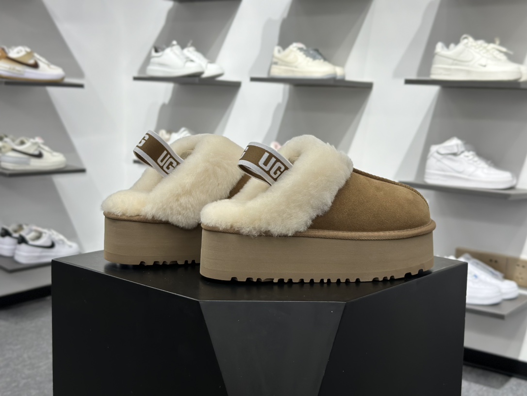 250 星拖 厚底5cm羊毛拖鞋（星拖plus版）包头款舒适 可居家 可外穿羊毛拖鞋