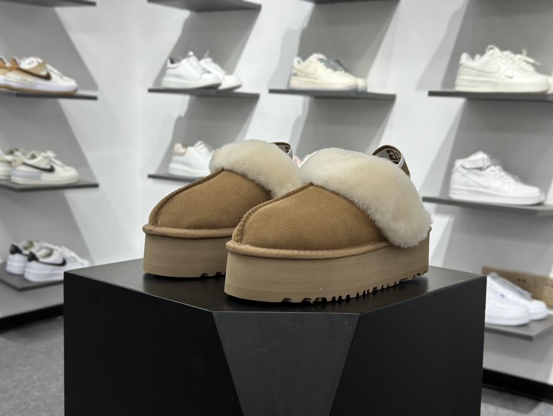 250 星拖 厚底5cm羊毛拖鞋（星拖plus版）包头款舒适 可居家 可外穿羊毛拖鞋