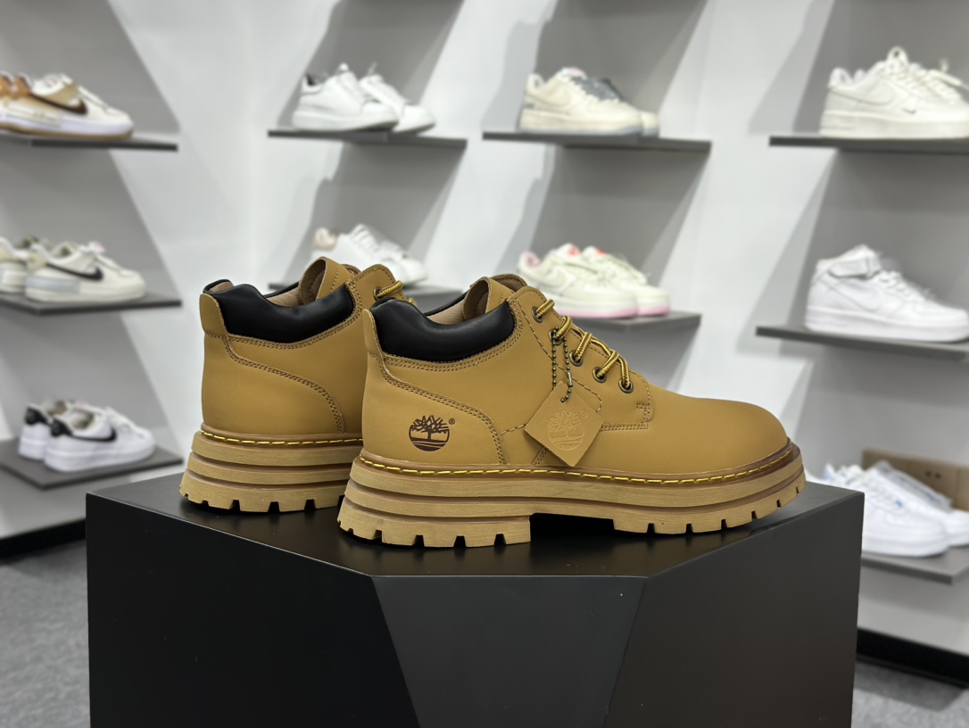 260 添柏岚Timberland Men's Classic Oxford Waterproof Boots男款低帮防水沙漠工装休闲马丁低靴 TB23066