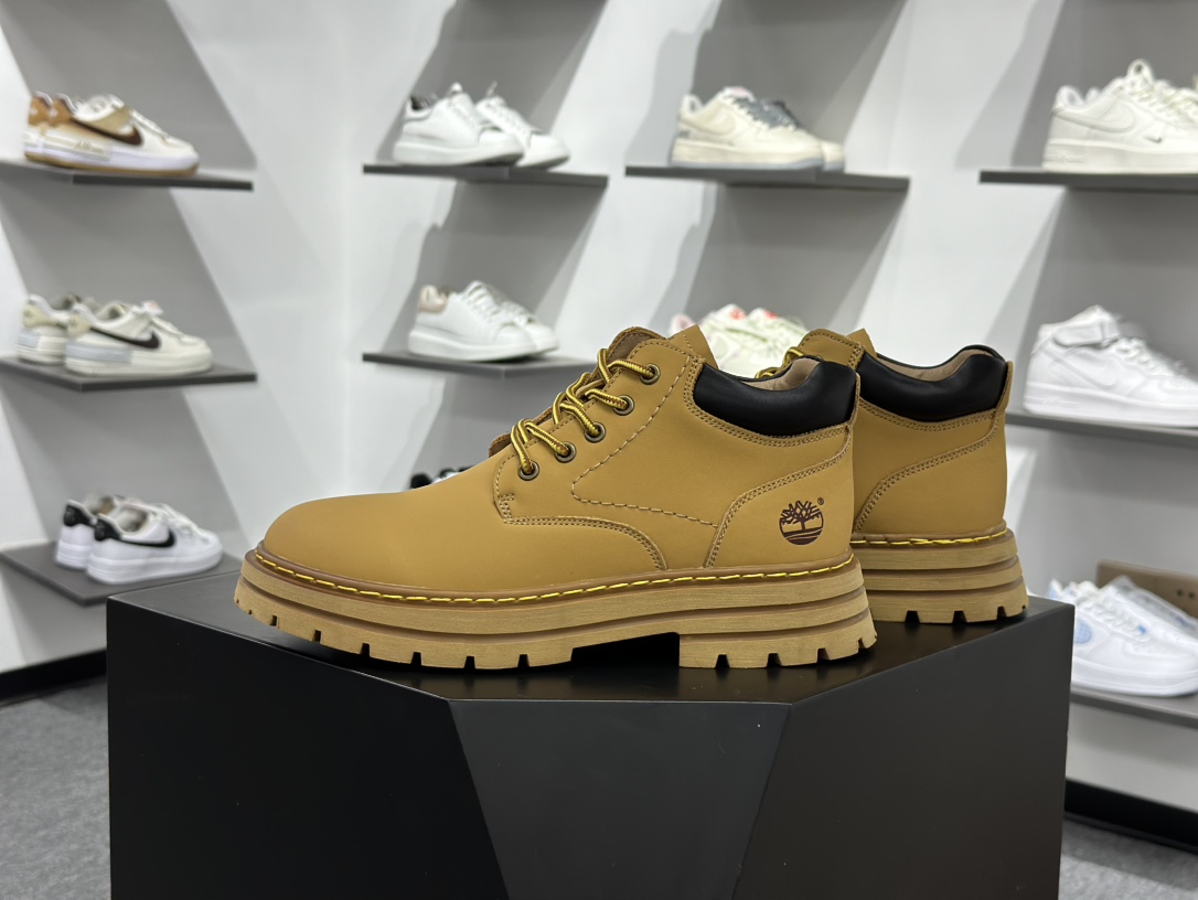 260 添柏岚Timberland Men's Classic Oxford Waterproof Boots男款低帮防水沙漠工装休闲马丁低靴 TB23066