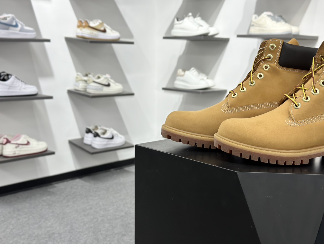 380 添柏岚 Timberland 踢不烂/经典款黄色高帮 女款六孔 型号10361 男款七孔 型号10061