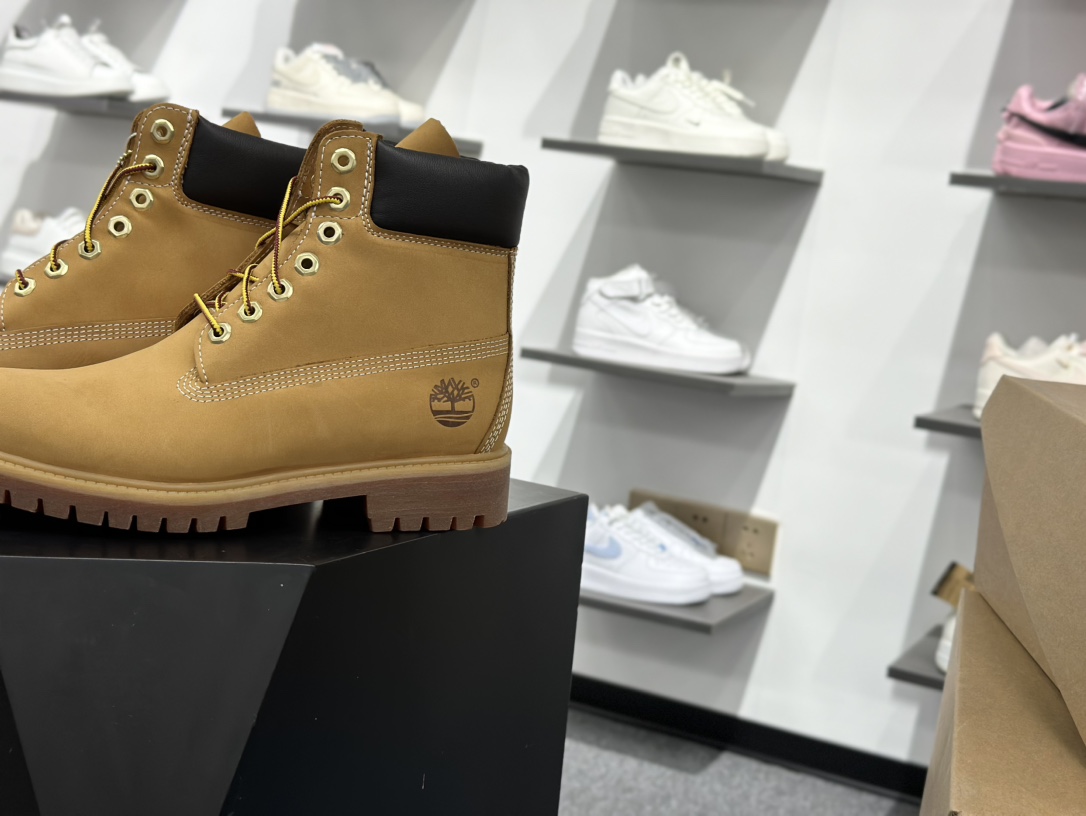380 添柏岚 Timberland 踢不烂/经典款黄色高帮 女款六孔 型号10361 男款七孔 型号10061