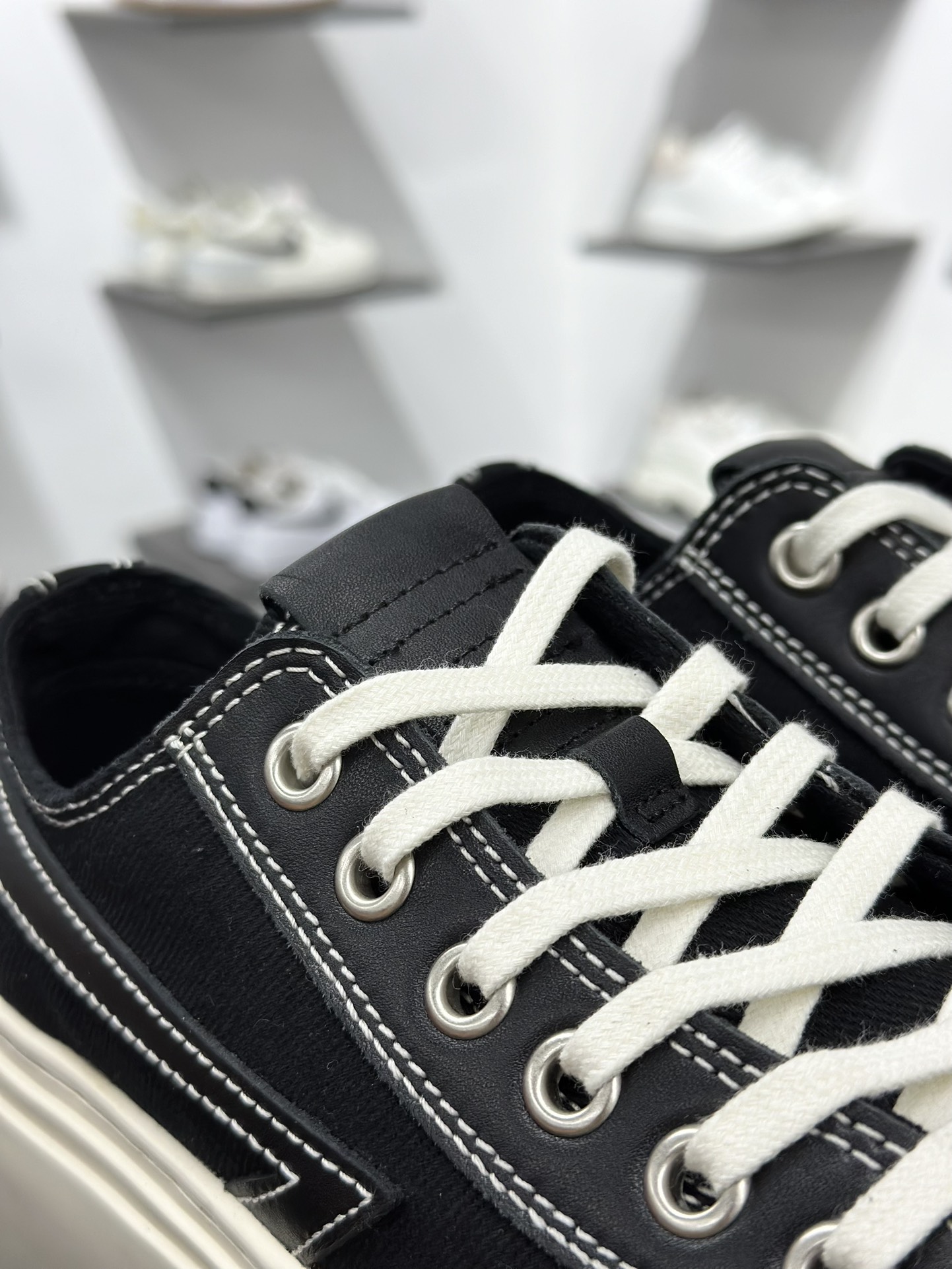 280 SMFK COMPASS METEOR ROVE流星经典款纯色做旧脏脏鞋球鞋 低帮厚底增高帆布鞋