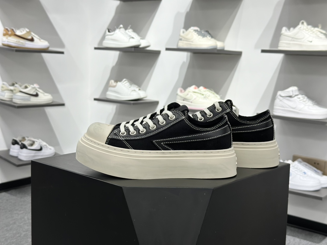 280 SMFK COMPASS METEOR ROVE流星经典款纯色做旧脏脏鞋球鞋 低帮厚底增高帆布鞋