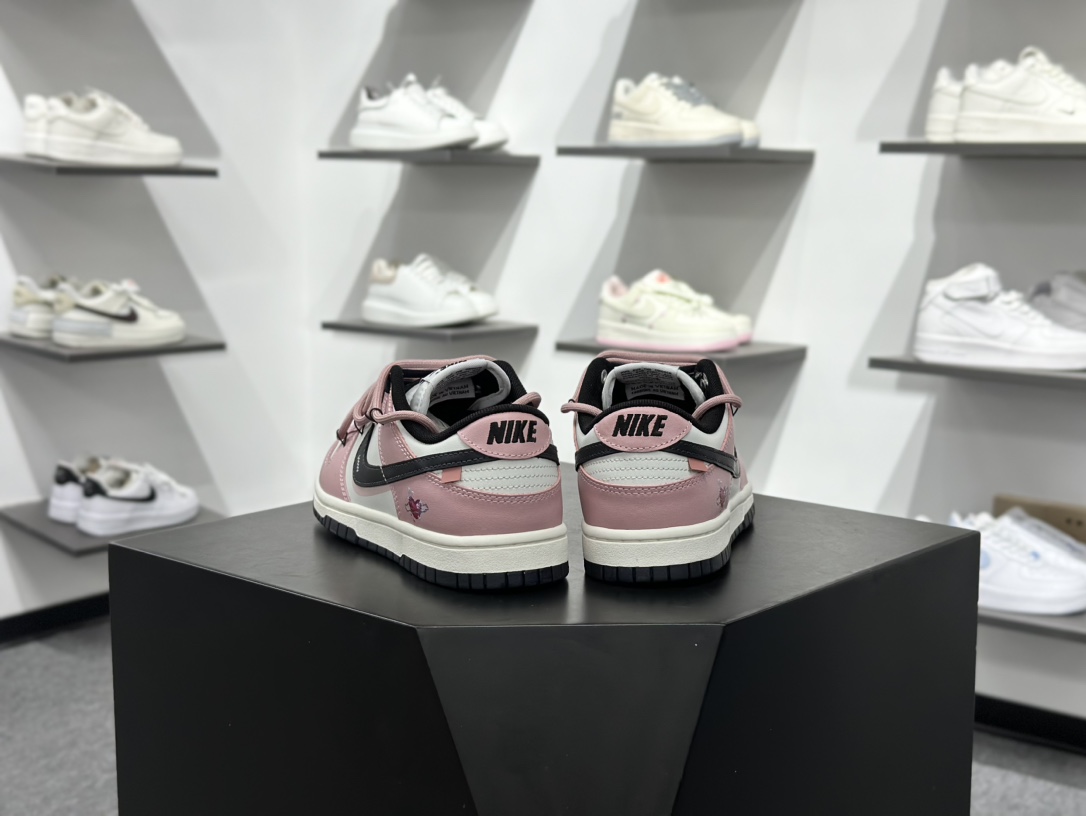 280 Nike SB Dunk Low 情人节黑粉 解构绑带 PB0510-055