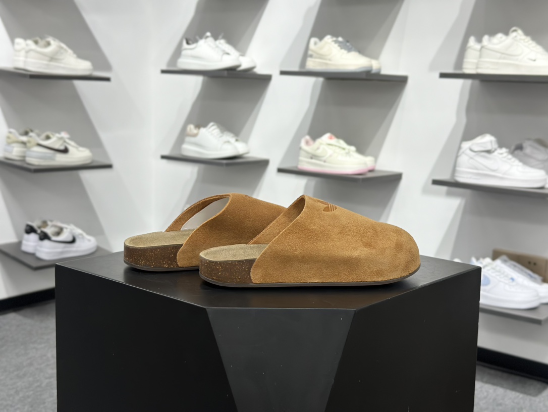 200 AD Originals Adimule 舒适百搭 防磨包头一脚蹬拖鞋