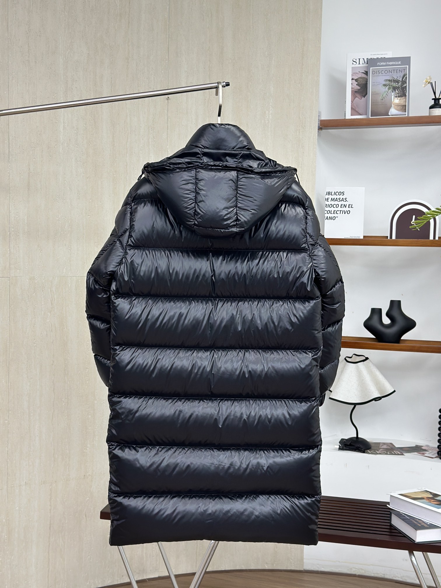 尺码1 2 3 4 5Moncler/蒙口 23Fw 手臂徽标玛雅长款羽绒服-广检真80绒，附带NFC芯