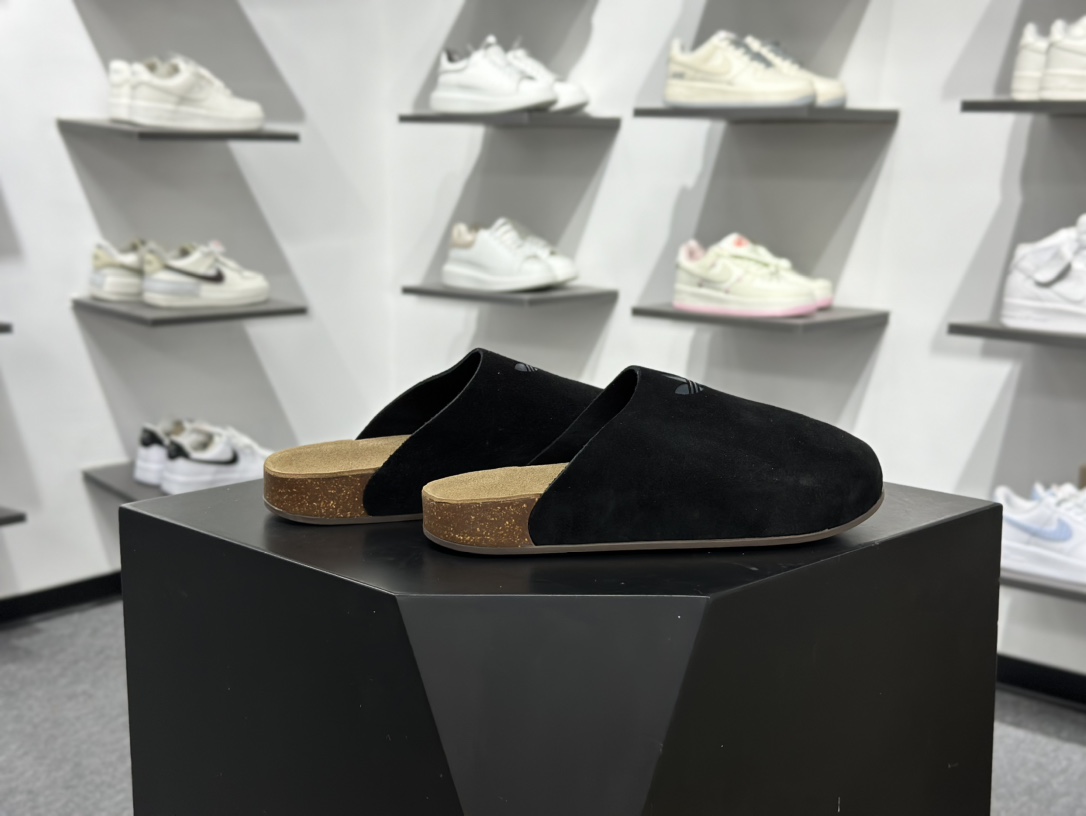 200 adidas originals Adimule 勃肯系 防磨防滑包头拖鞋 懒人福音就是阿迪的穆勒鞋 JQ4367