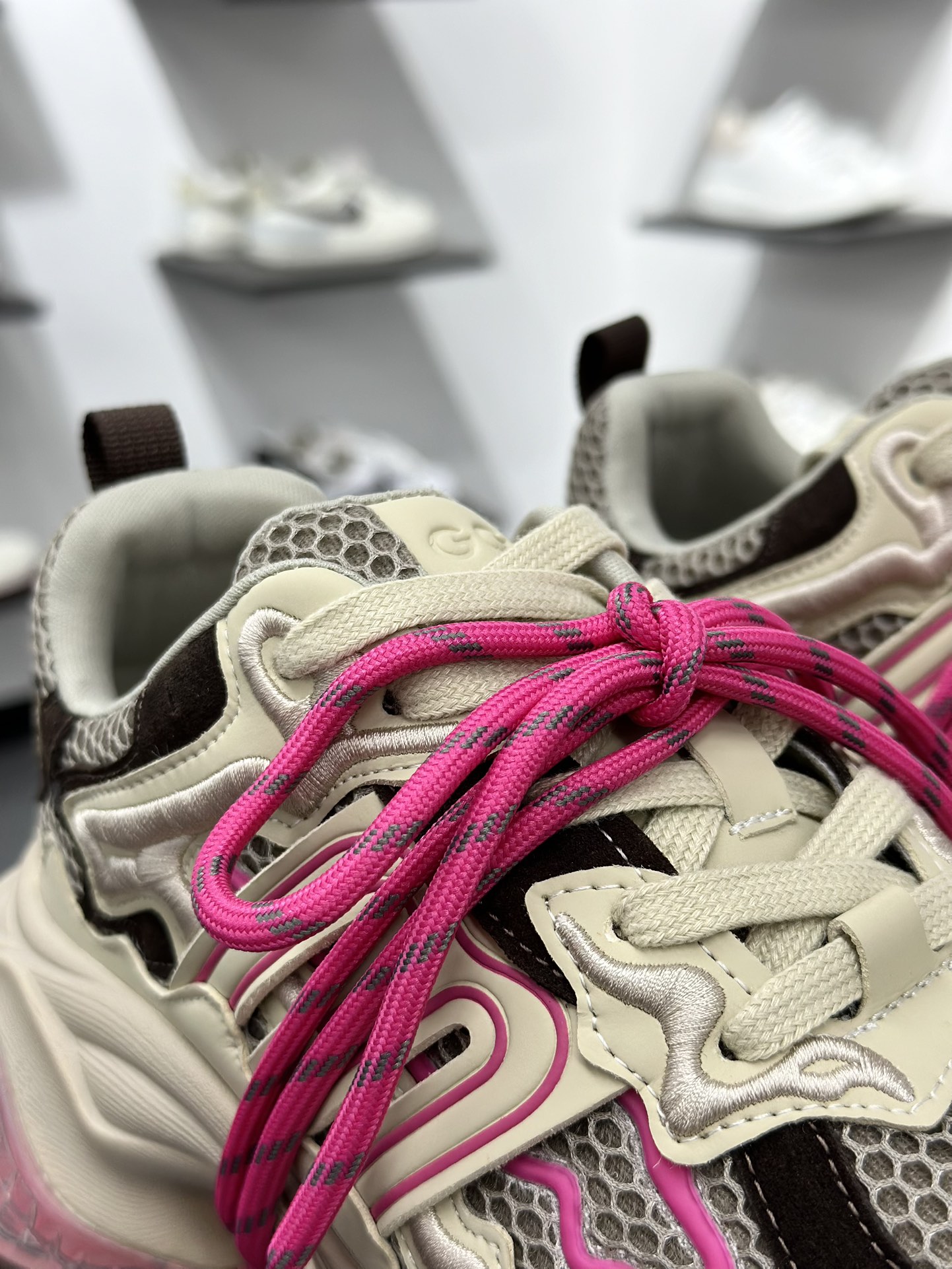 张艺凡同款GGCC反叛星球2025秋季新款做旧老爹鞋女厚底休闲鞋